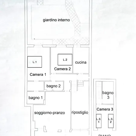 Spaziosa Casa Con Giardino E Dependance Viareggio